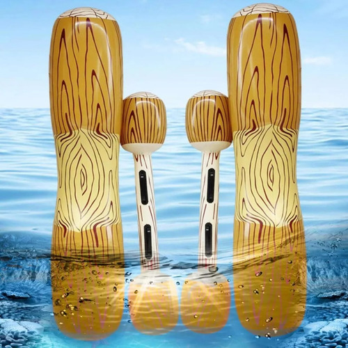 Flotador Inflable Tronco Juego Acuatico Alberca Piscina