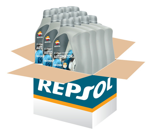 Kit 12l Óleo De Câmbio Automático Repsol 100% Sintético Atf6