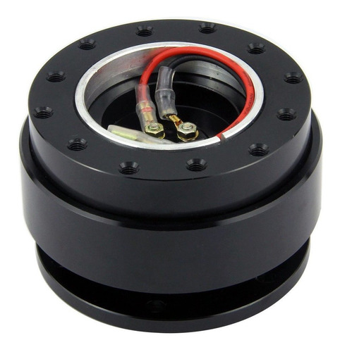 Leadrise Black Steering Wheel Quick Release Hub Adapter