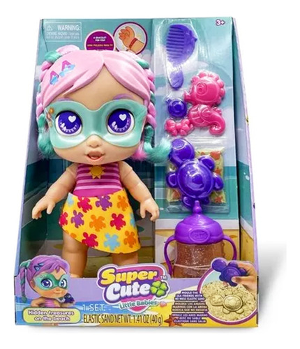Muñeca Tiger Super Cute Gaby Playa Con Moldes Para Arena Sc0