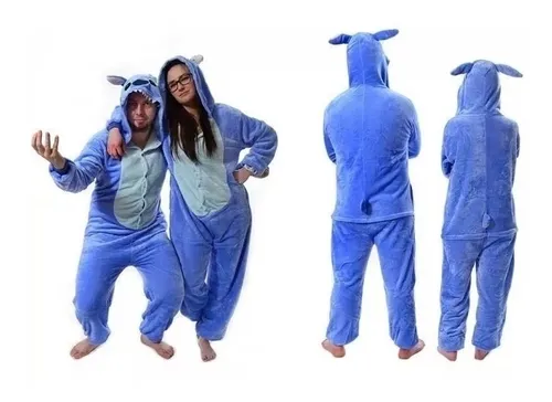 Pijama Lilo Y Stitch Disfraz Kigurumi Entero Polar Kawaii - $ 12.990