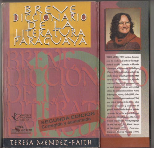 1997 Diccionario Literatura Del Paraguay Teresa Mendez Faith