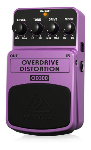 Pedal Efecto Instrumento De Cuerda Overdrive Distorsión Behr