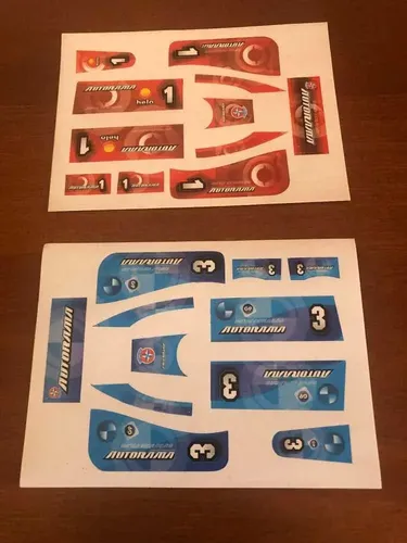 Autorama Sticker Autorama Estrela - Adesivo - Nova Geraçao - Azul E Vermelho | MercadoLivre