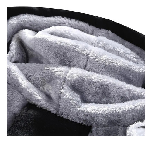 Conjunto De Moletom Masculino Frio Con Blusa Forrada Pesada