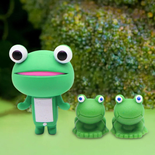 Xd 3 Piezas Mini Ranas Mini Estatua Diy Terrario Artesanías