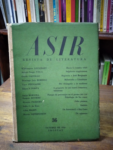 Asir. Revista Literaria Nº 36 (uruguay)