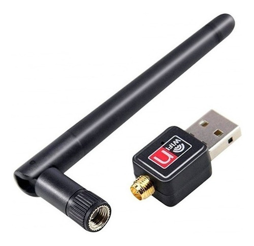 Adaptador Usb 2.0 Wifi 802.11n Con Antena Wireless 300mbps C