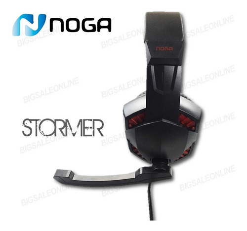 Imagen 3 de 5 de Auriculares Gamer Con Microfono Pc Ps4 Luces Led Noga St8260