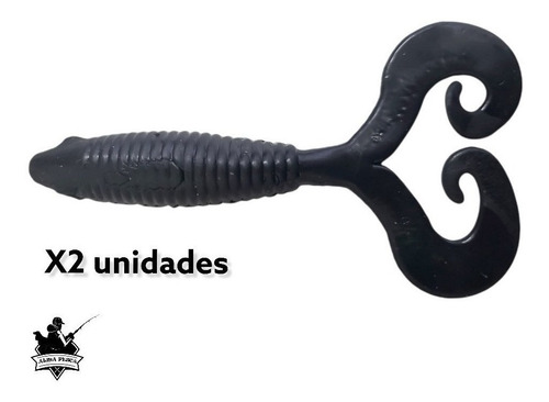 Señuelo Payo Highlander Worm Doble Cola 7.5grs 10cm