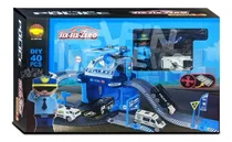 Comprar Estación De Policía + Camión + Helicóptero 40 Piezas 1:64