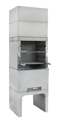 comprar Churrasqueira Pré Moldada Predial 74cm Forno Fogões Lareiras