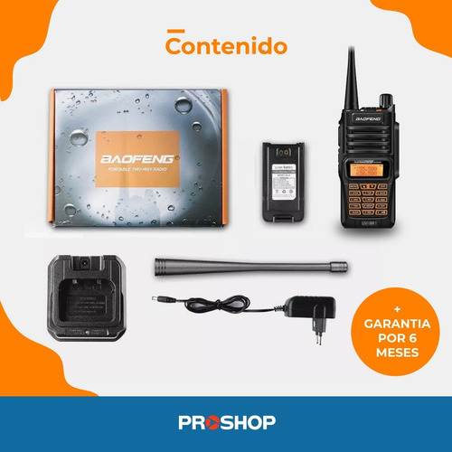 Imagen 10 de 10 de Handy Baofeng Uv 9r 8w Uhf Vhf Ip67 - Resiste Agua Modelo Nuevo