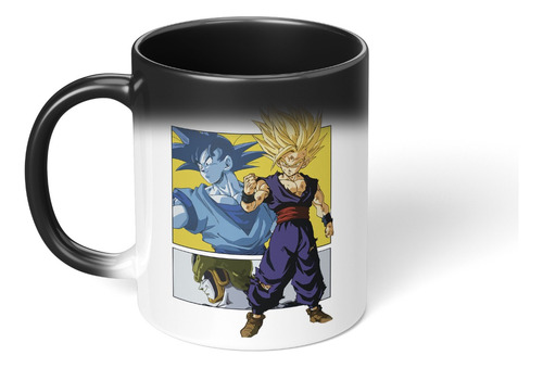 Taza Magica Cambia Color Goku Gohan Y Cell