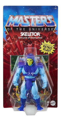Skeletor Vintage Motu Masters Of The Universe Con Comic 