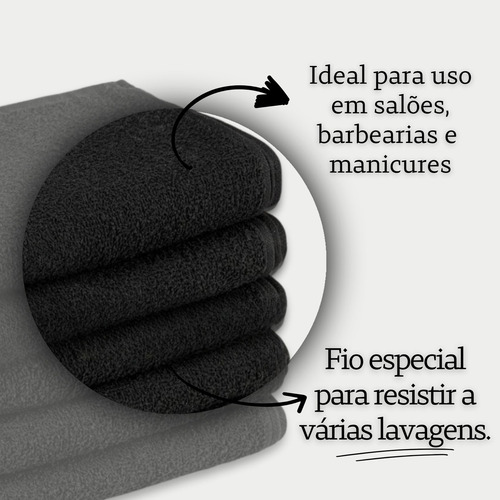 Kit De 10 Toallas Faciales Clásicas Para Salón De Belleza Wh
