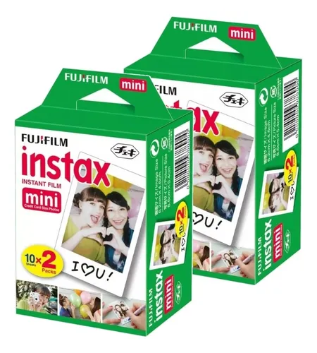 5 Cartuchos Fujifilm Instax Mini Iso 800 50 Fotos
