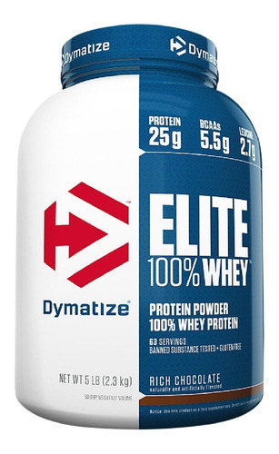 Elite Whey Dymatize 5 Lbs Proteina Lim - L a $74800