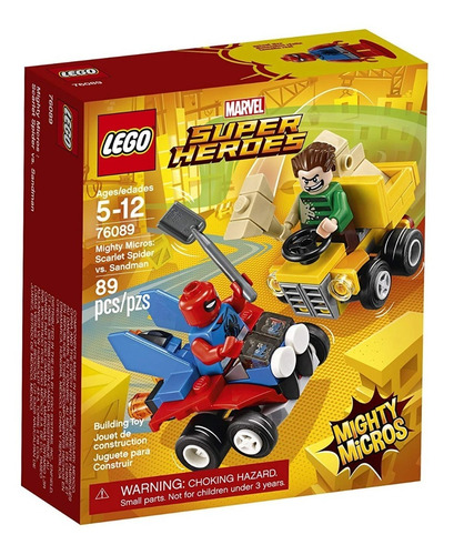 Lego Super Heroes Mighty Scarlet Spider Vs. Sandman 76089