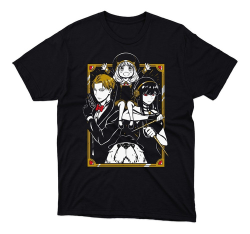 Playera Anime Spy X Family - Loid, Yor, Anya & Bond 