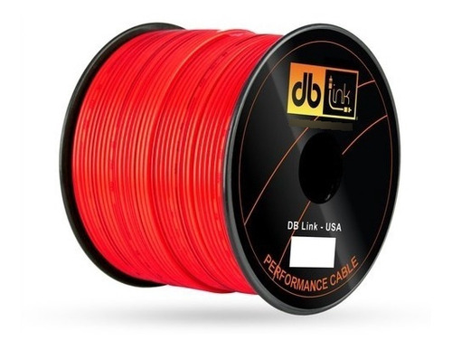 Rollo De Cable Db Link Rw18r500z Rojo Calibre 18 500 Ft
