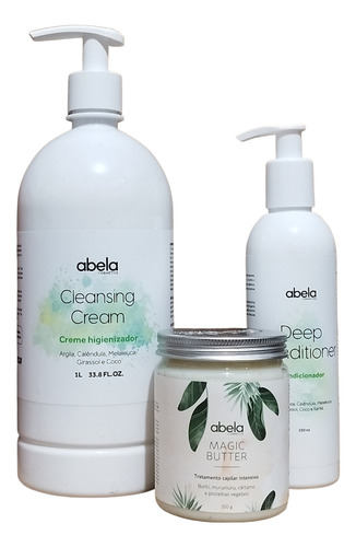 Kit Abela Hope Shampoo 1l Condicionador E Magic Butter 250g