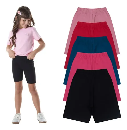 KIT 5 BERMUDAS COTTON TAM 3 AO 16
