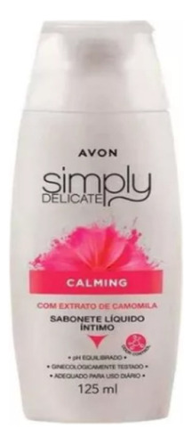 Jabón Líquido Íntimo Simply Delicate Calming Avon 250ml.