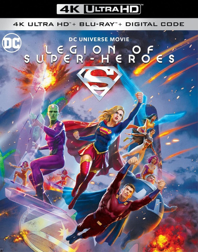 Legion De Super - Heroes 2023 Pelicula 4k Ultra Hd + Blu-ray