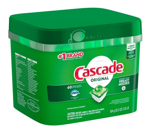 Cascade Original Actionpac Detergente Para Lavavajillas X 60