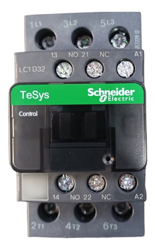 Contactor Schneider Lc1d32f7, 3 Polos, Bobina 110v, 32a