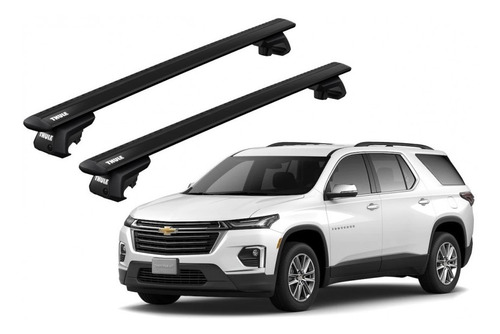 Barras Thule Chevrolet Traverse 18- Rt / Wingbar Evo Black