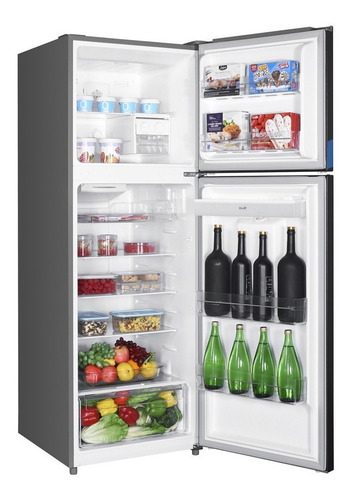 Heladera auto defrost Tem T0URF39DBI5415 negro acero inoxidable con freezer 330L 220V - 240V