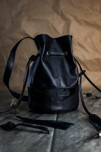 Imagen 1 de 4 de Bucket Bag De Piel Unwaste