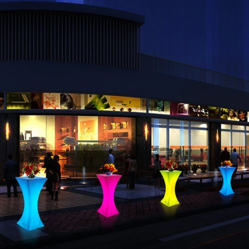 Locacao Puff Iluminado Led - Esferas - Balcoes - Bistros