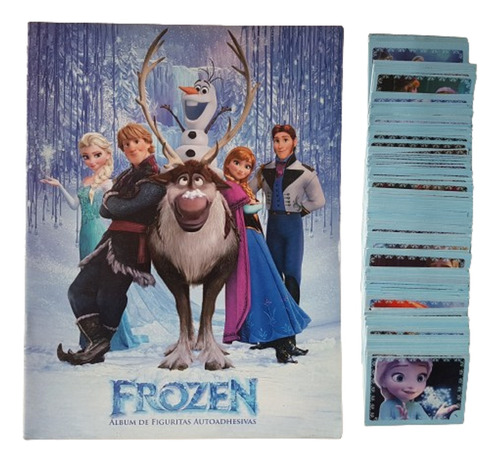 Álbum Frozen Vacío + Lote De 199 Figuritas. Solo Falta 1 Fig