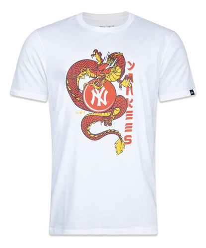 Camiseta New Era New York Yankees Dragon Mbi22tsh065