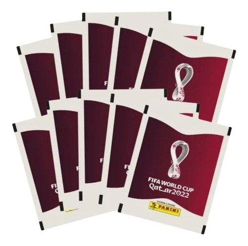 10 Sobres Panini Mundial Qatar Fifa World Cup 2022 