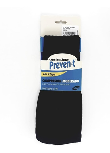 Calcetin Preven-t Compresion Moderada Nylon