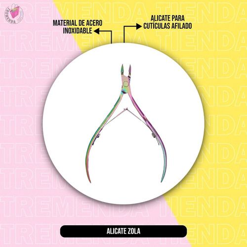 Alicate Para Uñas Zoca Tipo Stanless 11cm Pedicura Manicura