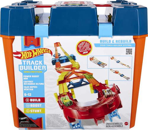 Hot Wheels Track Builder Caja De Aumento De Potencia Ilimita