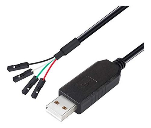 Cable Adaptador De Usb A Ttl (3,3v, Señal Tx Rx Conector