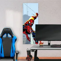 Comprar Cuadro Grande 30x80 Cm Comics Marvel Spiderman Telaraña