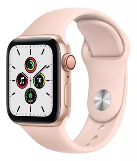 Apple Watch Se Gps + Cellular, 40mm Aluminio Oro Rosa - B