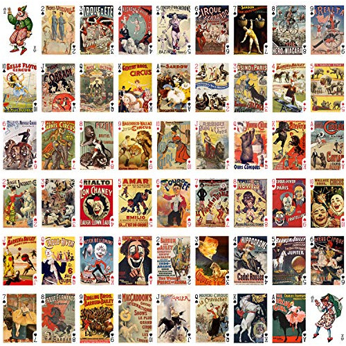 S De Póker De Estilo Retro De Circo (mazo De Póker De...