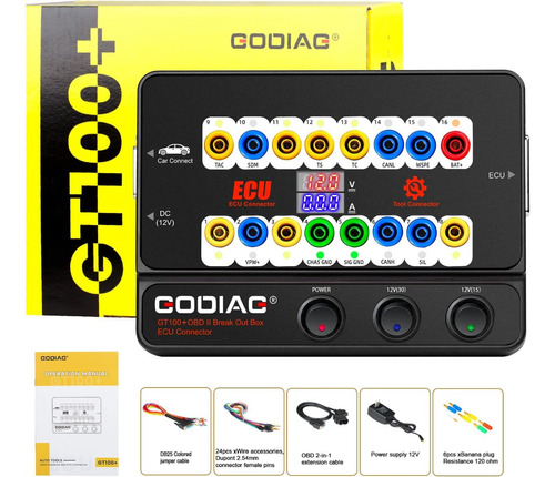 Godiag Gt100 Plus Ecu Automotriz Obd2 Y Multifuncion 2023