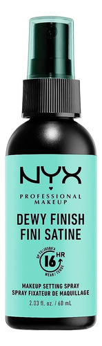 Nyx Professional Makeup, Dewy Finish Setting Spray, Fijador 