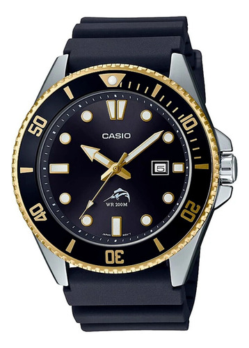 Reloj Casio Marlin Duro Dorado Diver Cuarzo En Stock 