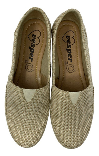 Alpargatas Casuales Para Mujer Vesper Slip On - Yute