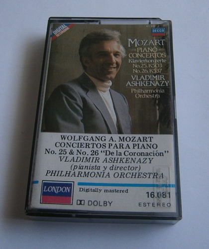 Mozart - Conciertos Piano 25 & 26 (cassette Ed. Uruguay)